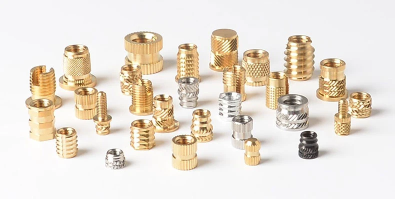 Knurled Brass Fastener Insert Nut for Plastics Manufacturer